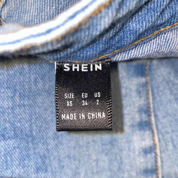 SHEIN Size 2 Faded Washout High Rise Denim Jeans - Picture 2 of 12